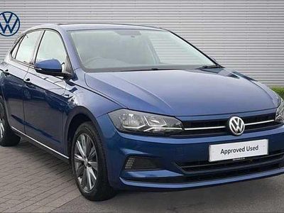Used VW Polo SE 95 HP (69 kW) 2018 Reef blue metallic Hatchback