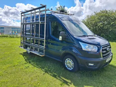Used Ford Transit Trend 130 HP (95 kW) 2021 Blue Van