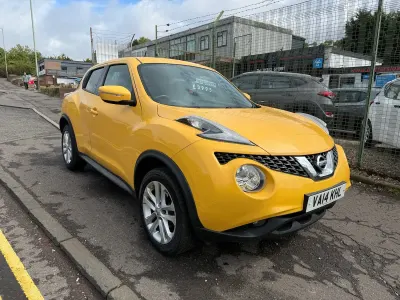 Used Nissan Juke Acenta Premium 2014 Yellow SUV