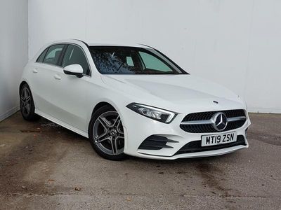 White Used 2019 Mercedes A180 AMG line Hatchback | £14,198 (Fair price)