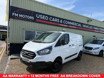 Used Ford Transit Custom 105 HP (77 kW) 2019 White Van