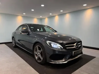 Used Mercedes C220 AMG line 170 HP (125 kW) 2015 Grey Sedan