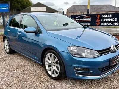 Used VW Golf VII GT 150 HP (110 kW) 2014 Blue Hatchback