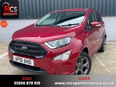 Red Used 2018 Ford Ecosport ST-Line SUV | £7,000 (Fair price)