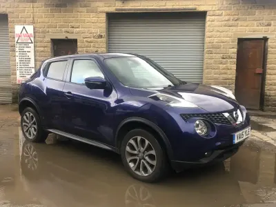 Używany Nissan Juke Tekna 2015 Niebieski SUV