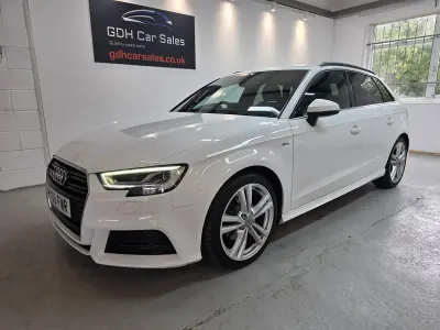 Used Audi A3 Sportback S-Line 150 HP (110 kW) 2016 White Hatchback