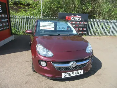 Used Vauxhall Adam Glam 70 HP (51 kW) 2015 Red Hatchback