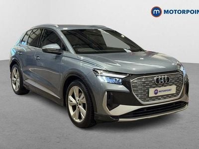 Used Audi Q4 e-tron S-Line 125 kW (170 HP) 2021 Blue SUV