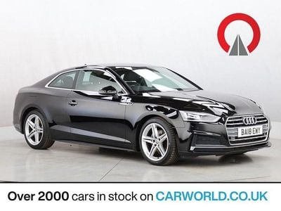 Black Used 2018 Audi A5 S-Line Coupe | £11,668 (Fair price)