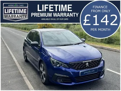Używany Peugeot 308 GT-line 2018 Niebieski Hatchback
