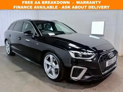 Używany Audi A4 S-Line 163 KM (119 kW) 2021 Czarny Kombi