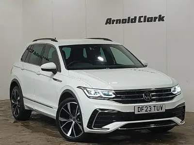 Second-hand VW Tiguan R-line 150 CP (110 kW) 2023 Alb SUV