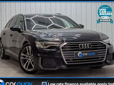 Used Audi A6 S-Line 204 HP (150 kW) 2019 Blue Estate