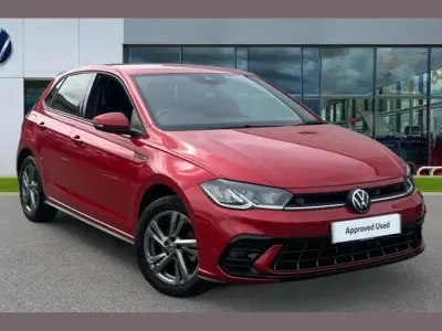 Used VW Polo R-line 110 HP (80 kW) 2024 Kings red premium metallic Hatchback