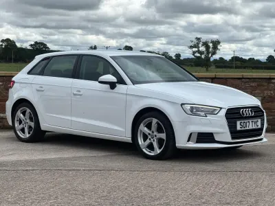 Used Audi A3 Sport 150 HP (110 kW) 2017 White Hatchback