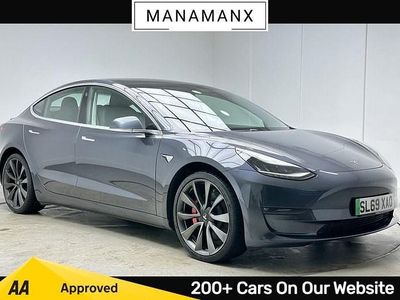 Grey Used 2019 Tesla Model 3 Performance Sedan | £18,079 (Good price)