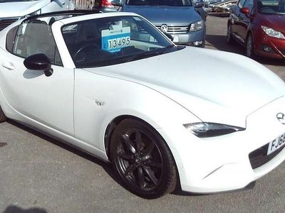 Used Mazda MX5 160 HP (117 kW) 2018 White Cabriolet
