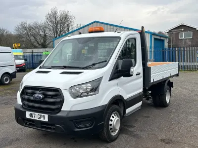 Used Ford Transit 130 HP (95 kW) 2021 White Cabriolet