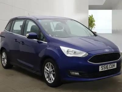 Used Ford Grand C-Max Zetec 120 HP (88 kW) 2016 Blue MPV