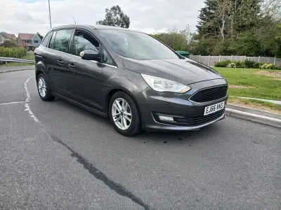 Used Ford Grand C-Max Zetec 125 HP (91 kW) 2016 Grey MPV