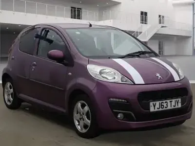 Used Peugeot 107 Allure 68 HP (50 kW) 2013 Mauve/purple Hatchback