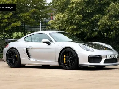 Used Porsche Cayman GT4 385 HP (283 kW) 2016 Silver Coupe
