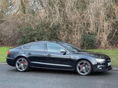 Black metallic Used 2013 Audi A5 Sportback S-Line Hatchback | £6,995 (Fair price)