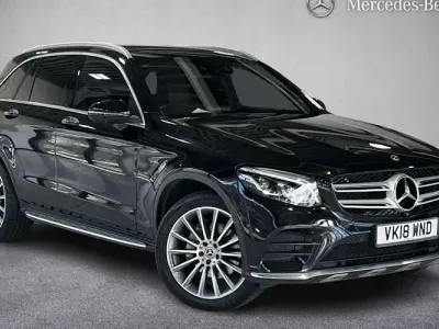 Used Mercedes GLC250 AMG line 204 HP (150 kW) 2018 Black SUV