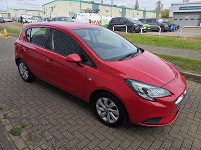Used Vauxhall Corsa Design Edition 75 HP (55 kW) 2017 Red Hatchback