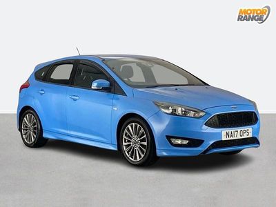 Used Ford Focus ST-Line 120 HP (88 kW) 2017 Blue Hatchback
