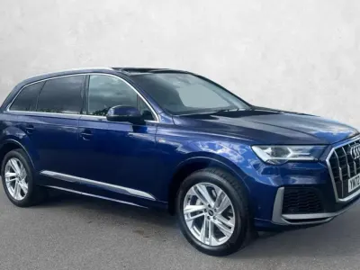 Usado Audi Q7 S-Line 340 HP (250 kW) 2023 Azul SUV
