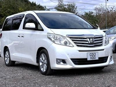 White Used 2012 Toyota Alphard Edition MPV | £13,995