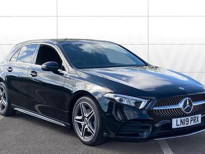 Używany Mercedes A200 AMG line 163 KM (119 kW) 2019 Czarny Hatchback