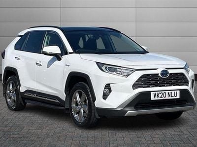 Used Toyota RAV4 Hybrid 222 HP (163 kW) 2020 Pure white SUV