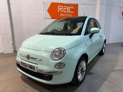 Used Fiat 500 Lounge 69 HP (50 kW) 2014 Green Hatchback