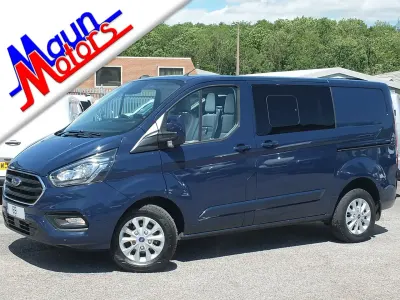 Used Ford Transit Custom Limited 130 HP (95 kW) 2019 Blue Van