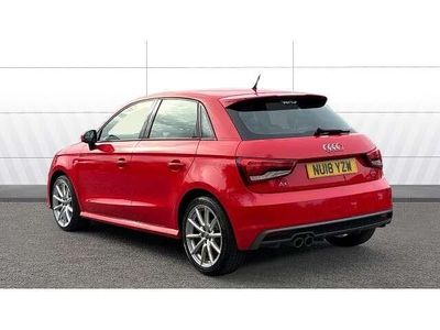 Used Audi A1 S-Line 125 HP (91 kW) 2018 Red Hatchback