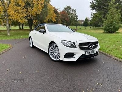 White Used 2019 Mercedes E400 AMG Line Premium Plus Cabriolet | £22,995 (Good price)