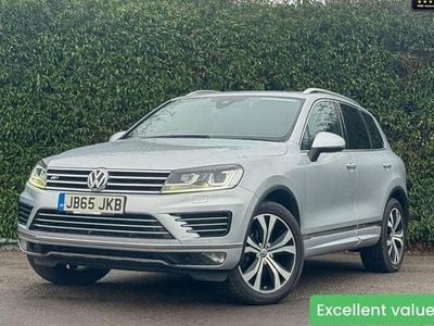Silver Used 2015 VW Touareg R-line SUV | £19,490 (Fair price)