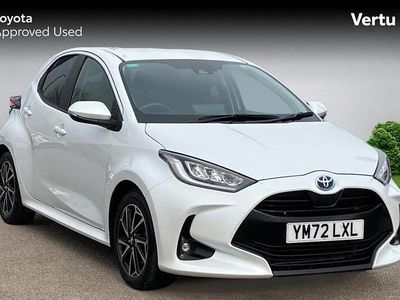 White Used 2023 Toyota Yaris Hybrid Design Hatchback | £16,793 (Good price)