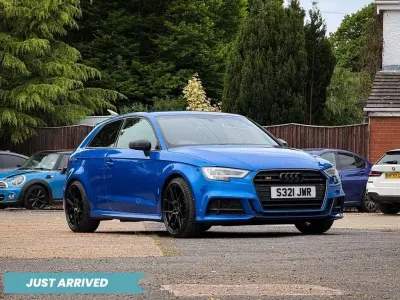 Used Audi S3 Sportback Black Edition 2017 Blue Hatchback
