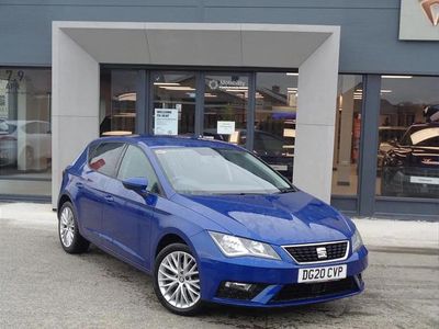 Used Seat Leon SE Dynamic 113 HP (83 kW) 2020 Blue Hatchback