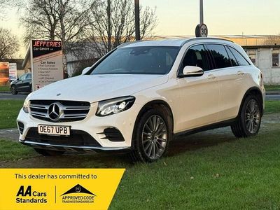 White Used 2018 Mercedes GLC220 AMG line SUV | £14,995 (Fair price)