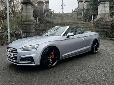 Used Audi A5 Cabriolet S-Line 190 HP (139 kW) 2017 Silver Cabriolet