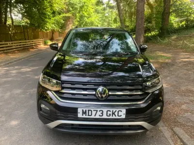 Second-hand VW T-Cross Black Edition 110 CP (80 kW) 2023 Negru SUV