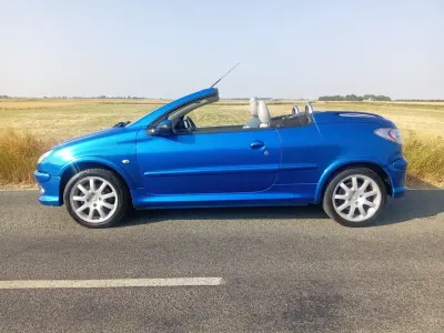 Used Peugeot 206 CC Allure 2005 Blue Cabriolet