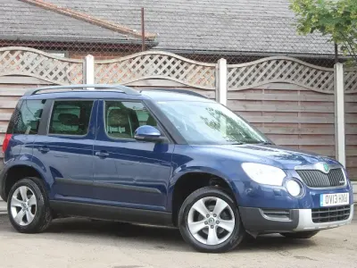 Used Skoda Yeti GreenLine 105 HP (77 kW) 2013 Blue SUV