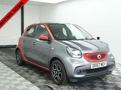 Used Smart ForFour Premium 71 HP (52 kW) 2017 Red Hatchback