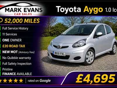 Used Toyota Aygo 2011 Silver Hatchback