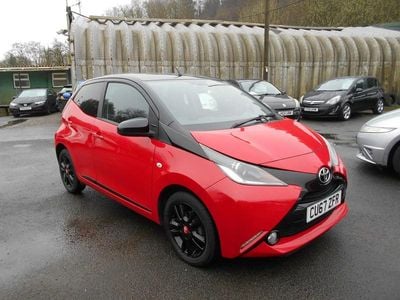 Used Toyota Aygo X-cite 69 HP (50 kW) 2017 Red Hatchback